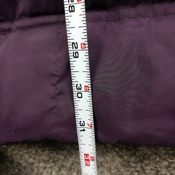 Anthropologie Cartonnier Coat Down Puffer Toggle Button Jacket Wool Purple Sz 4 - Picture 14 of 14
